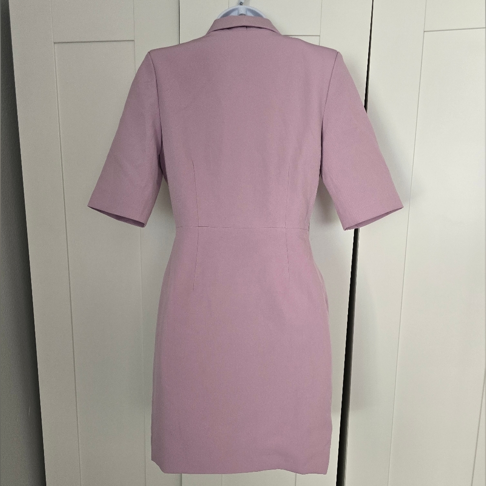 NWOT PrettyLittleThing Lilac Blazer Dress Spring Easter Office Wear - Picture 10 of 12